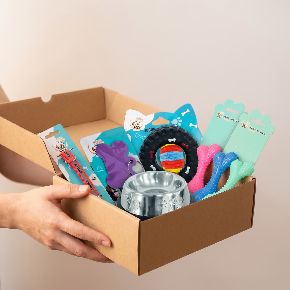 Paquete Keduoduo recién armado, listo para enviarse